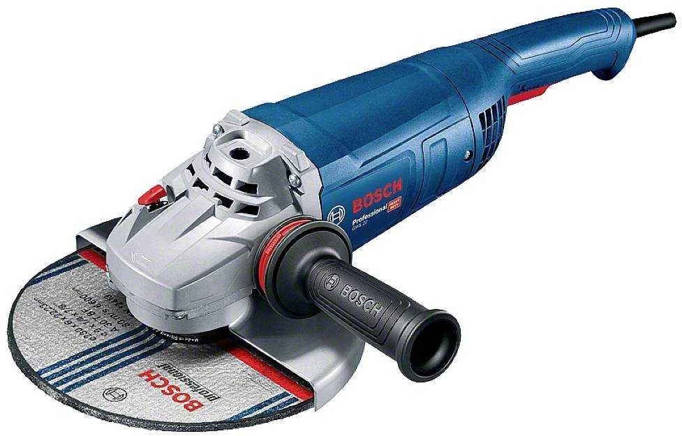 Bosch kampinis šlifuokis GWS 22-230 J, 2200W, 230mm, kartoninė pakuotė