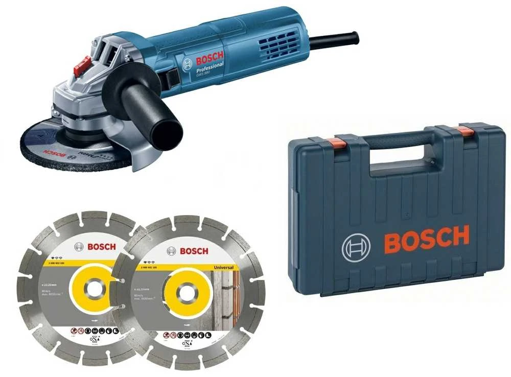  Bosch Kampinis šlifuoklis GWS 880, 125 mm