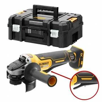 Kampinis šlifuoklis DeWalt DCG406NT-XJ (125 mm) (be akumuliatoriaus ir kroviklio)