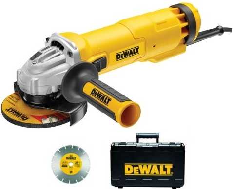 Kampinis šlifuoklis DEWALT DWE4217KD-QS 1200W, 125mm