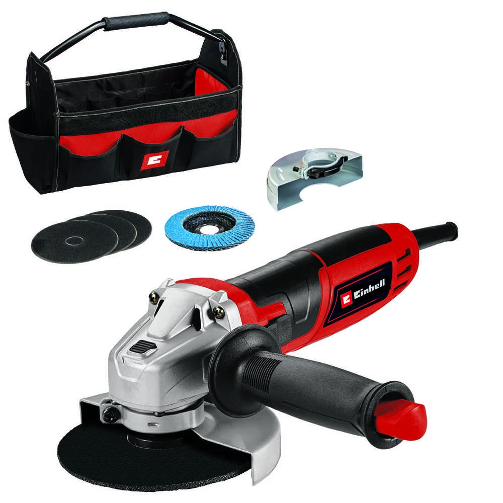Kampinis šlifuoklis Einhell TC-AG 125/850 Kit; 850 W; 125 mm