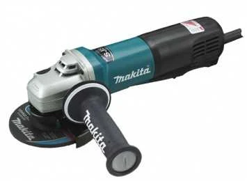 Makita 9565PCV01 Kampinis šlifuoklis, 1400 W, 125 mm, SJS, 2800-11000 min-1, "paddle" jungiklis, antivibracinė šoninė rankena