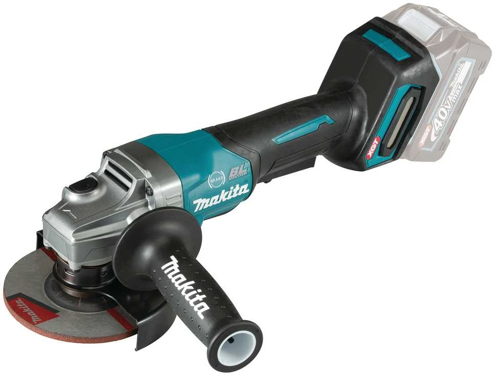 Makita GA013GZ Kampinis šlifuoklis XGT, 125MM, 8500RPM; bešepetėlinis variklis; AFT; "Z" versija - komplektuojamas be akumuliatoriaus ir kroviklio