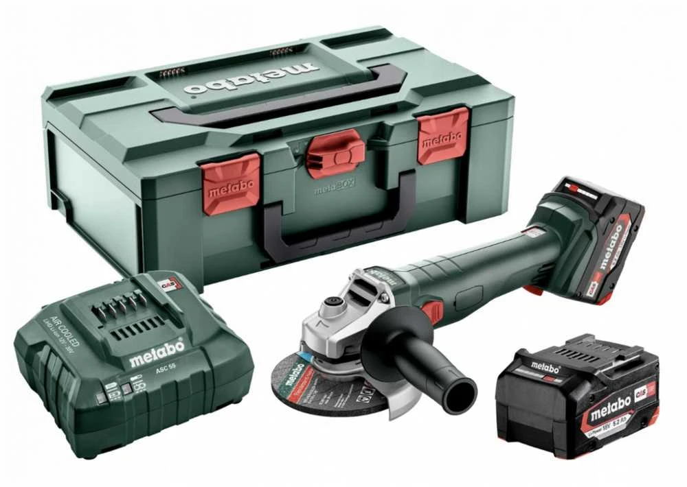 Metabo W 18 L 9-125 rinkinys su lagaminu