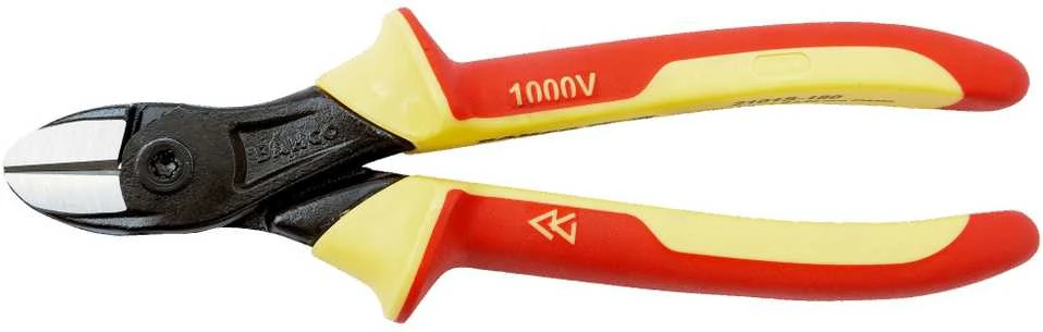 1000V Šoninio kirpimo replės 180mm ypač kietai vielai, Bahco