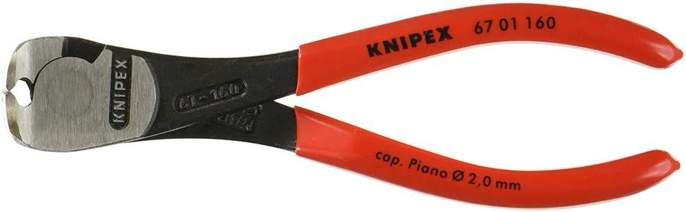 Žnyplės priekinio kirpimo, jėgos, 160 mm, Knipex