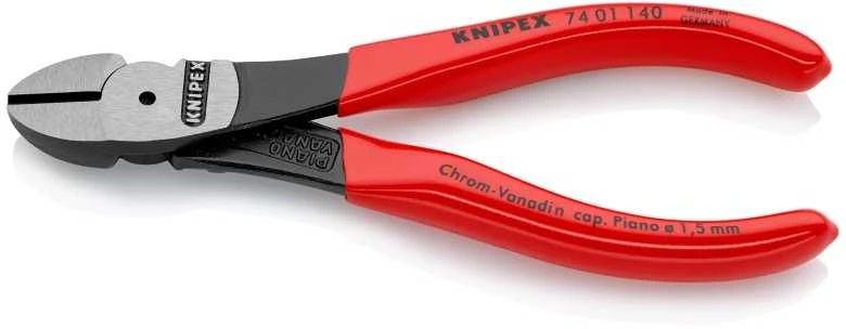 Didelės svertinės jėgos kirpimo replės KNIPEX 7401140