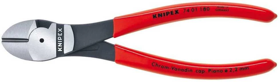 Didelės svertinės jėgos kirpimo replės KNIPEX 7401180