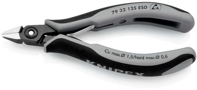 Kirpimo replės Knipex 7932125ESD; 125 mm