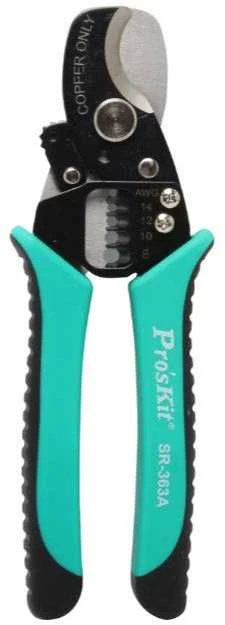 Universalus kabelių kirpimo ir laidų nužievinimo įrankis, SR-363A Pro'sKit