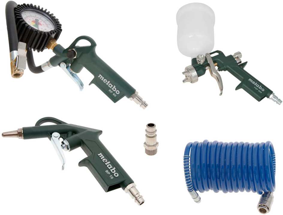 Pneumo įrankių rinkinys LPZ 4 Set, Metabo