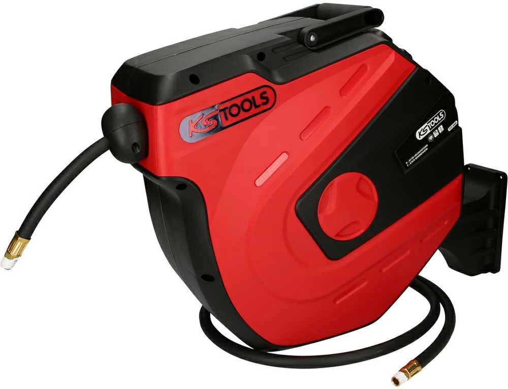 Automatinė suspausto oro žarna ritėje D10mm, 15m+1,5m, 1/4", KS Tools