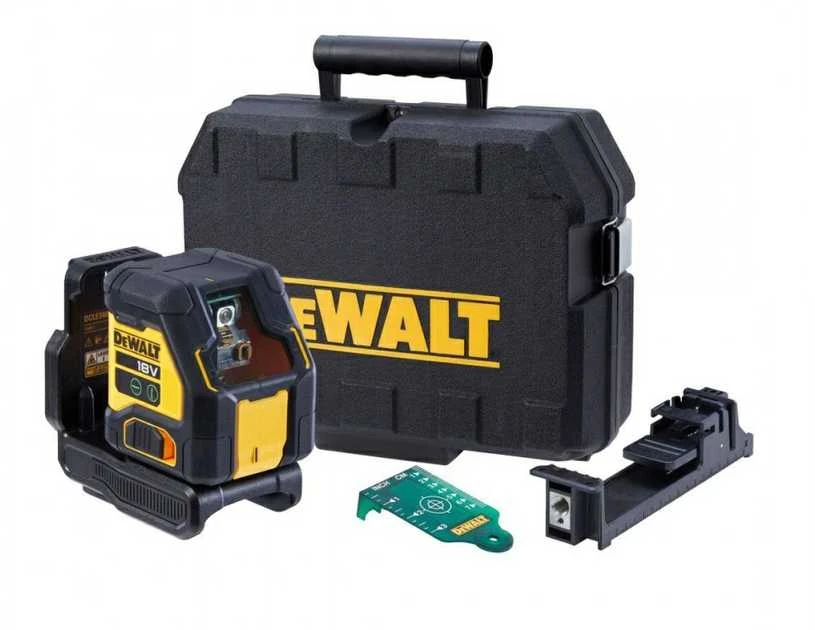 Kryžminis lazerinis nivelyras DeWalt DCLE34021N-XJ; 18 V (be akumuliatoriaus ir pakrovėjo)