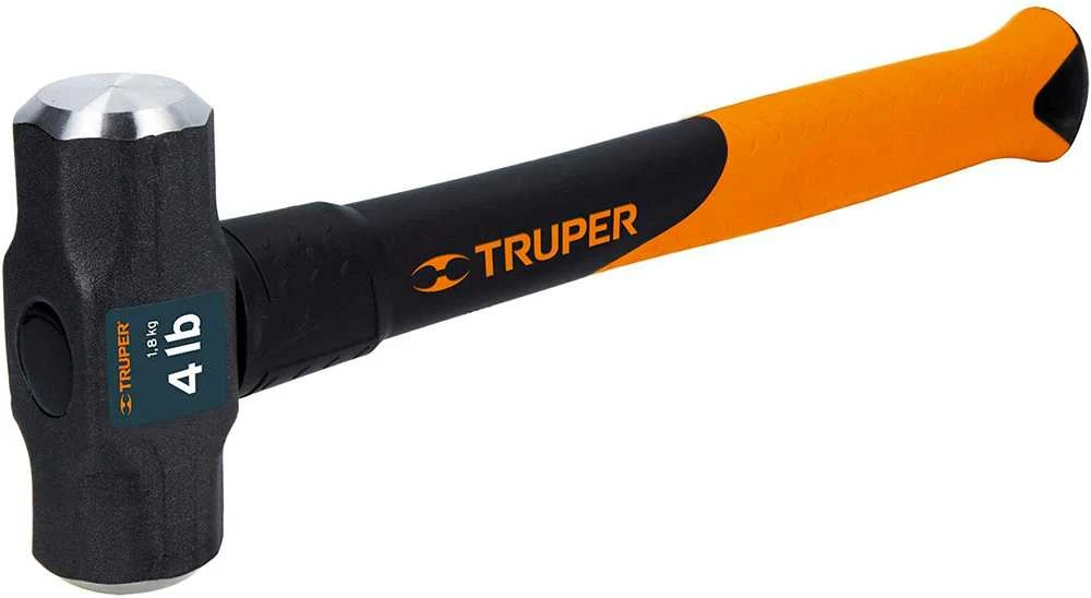 Truper Plaktukas-kūjis aštuonkampe dviguba galva 1800g, stiklo pluošto kotas 36cm