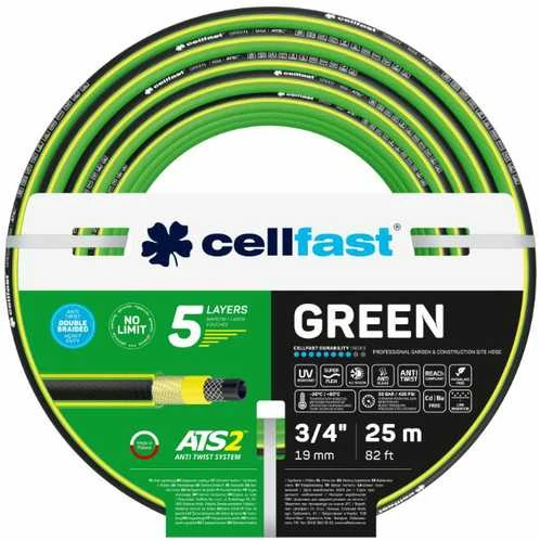 CELLFAST Žalias ATS2 SODO ŽARNOS DYDIS: 3/4" ILGIS: 25m