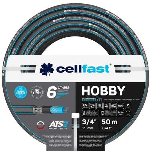CELLFAST HOBBY ATS2 SODO ŽARNOS DYDIS: 3/4 "ILGIS: 50 m
