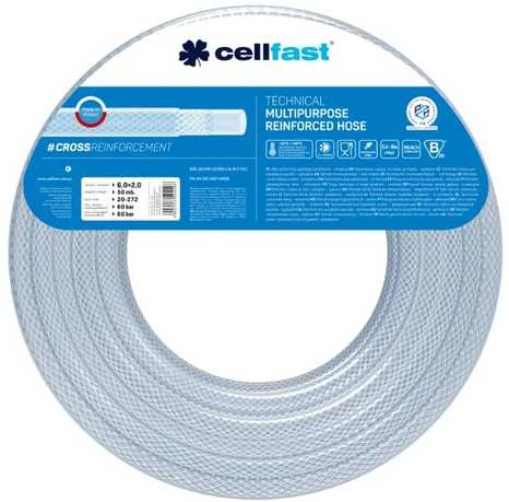 Laistymo žarna Cellfast 20-272; 6,0x2,0 mm; 50 m