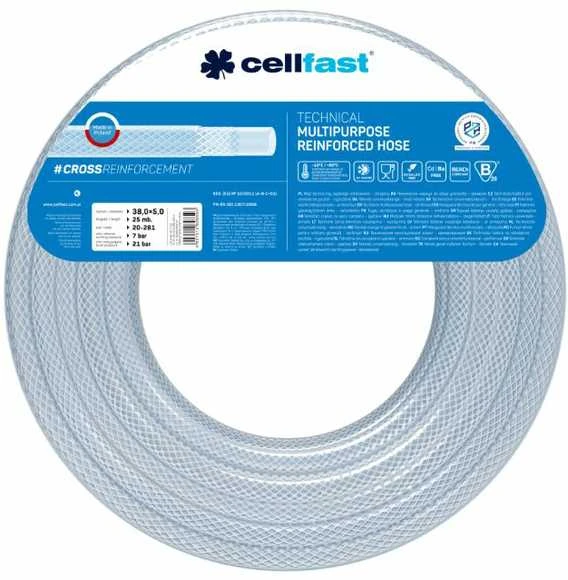 Laistymo žarna Cellfast 20-281; 38,0x5,0 mm; 25 m