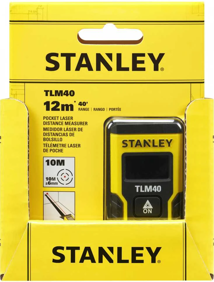 Lazerinis atstumo matuoklis Stanley TLM 40