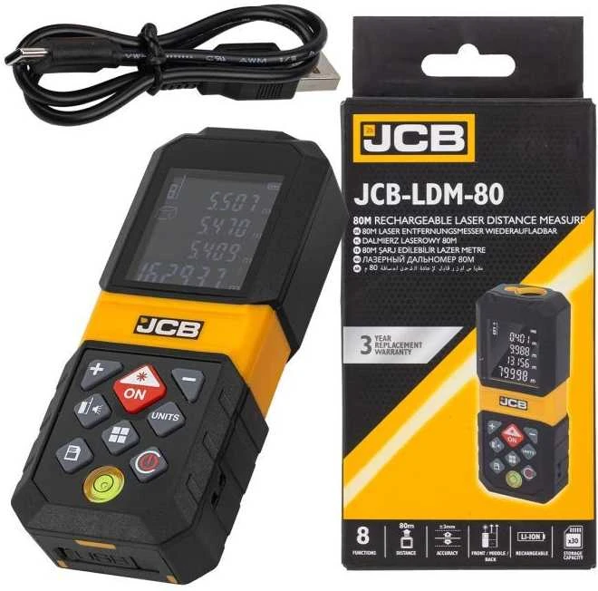 Lazerinis atstumų matuoklis JCB LDM-80