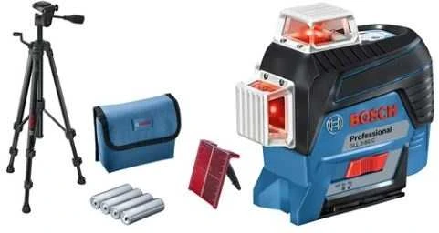 Bosch Linijinis lazerinis nivelyras GLL 3-80 C (4x1.5V AA, BT 150, Carton)