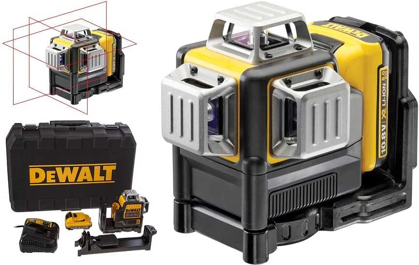 Kryžminių linijų lazeris DeWALT DCE089D1R