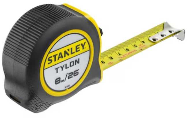 Matavimo ruletė Stanley 1-30-656; 8 m; 25 mm