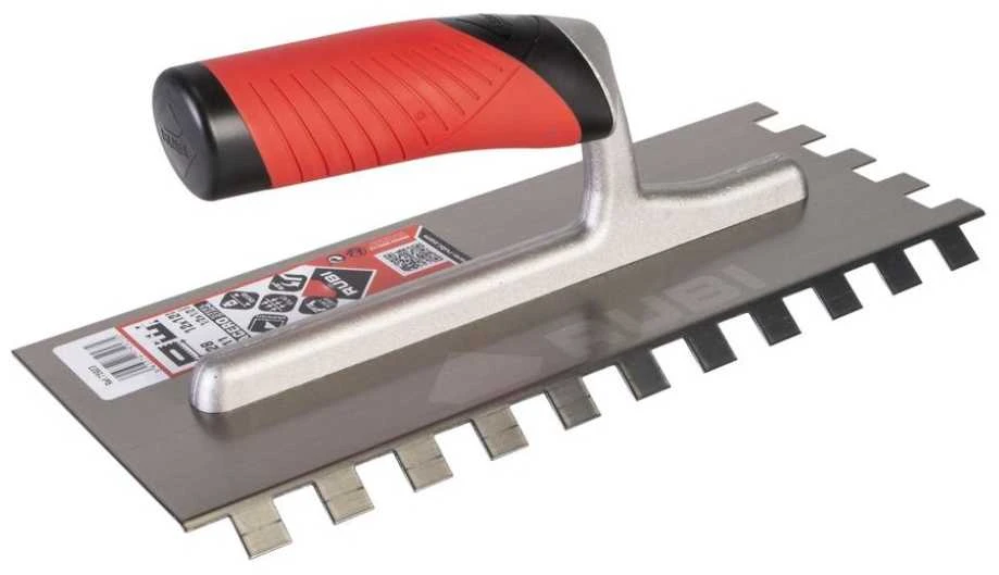 Šukos plytelių klijams Rubi Rubiflex 45º 75923; 12x12 mm; 28 cm
