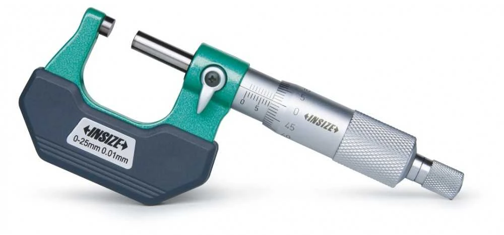 Išorinis mikrometras Insize (0-25 mm)