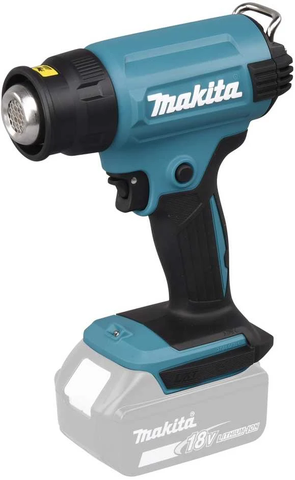 Makita karšto oro fenas DHG180Z LXT 18V, 550C°, 200 l/min, be akumuliatorių ir kroviklio