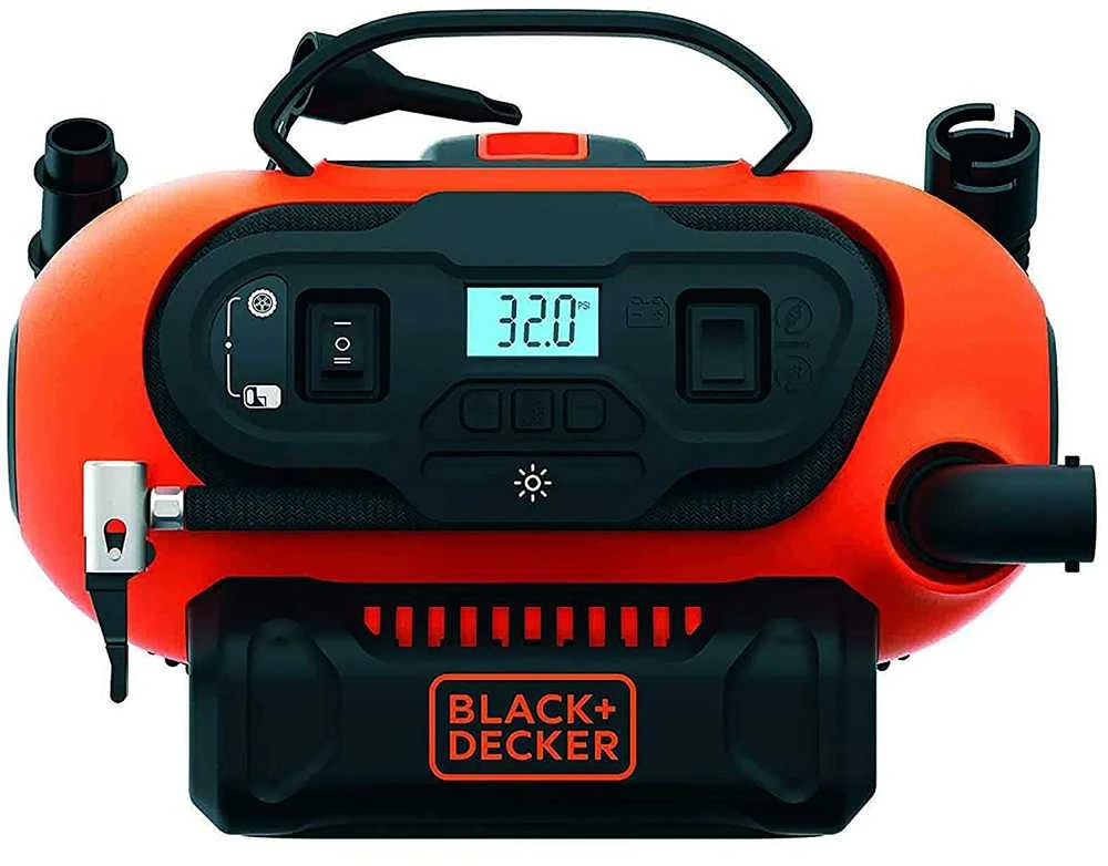 Black & Decker Oro kompresorius Juodas & Decker - BDCINF18N-QS | 12V/230V