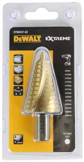 Pakopinis grąžtas DeWalt DT90247-QZ; 5-35 mm