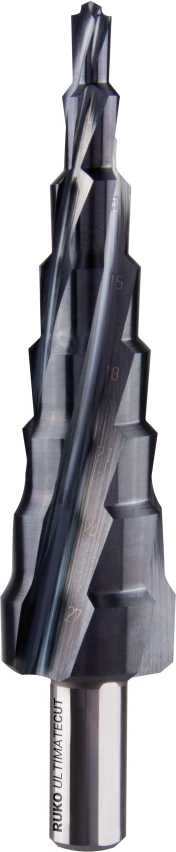 Pakopinis grąžtas RUKO ULTIMATECUT HSS Ø6-27mm