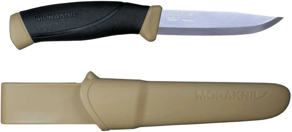 Morakniv® Companion (S) peilis, Desert, nerūdijantis plienas