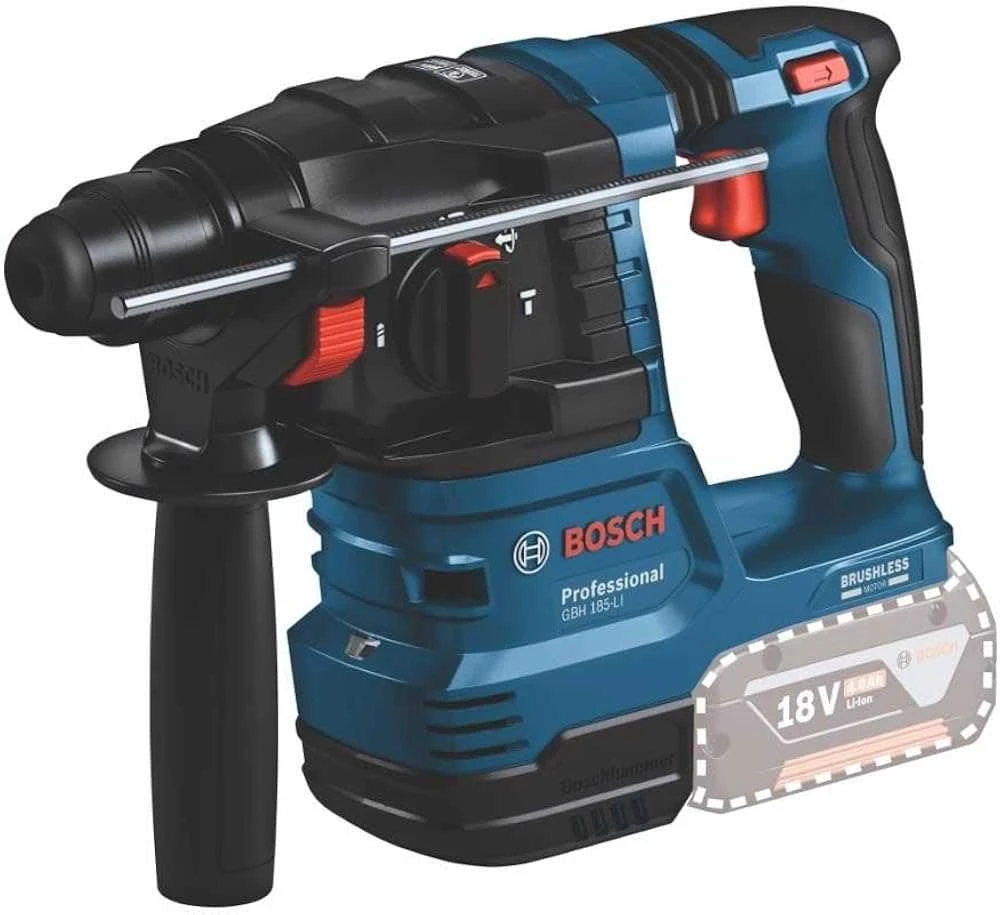 Bosch GBH 18V-18 perforatorius su šonine rankena