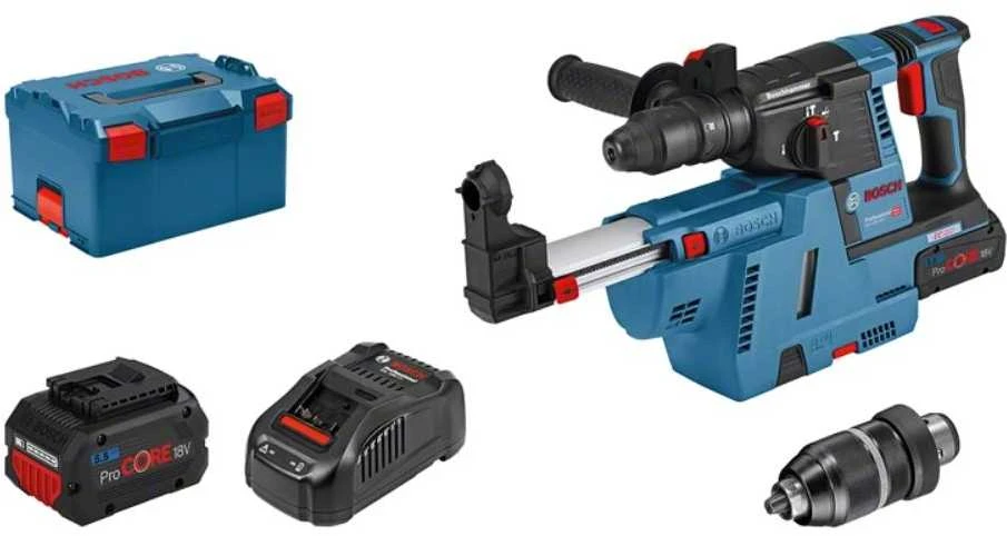 Bosch GBH 18V-26 F GDE 18V-16 LB, 2x5.5PrC, 1880CV