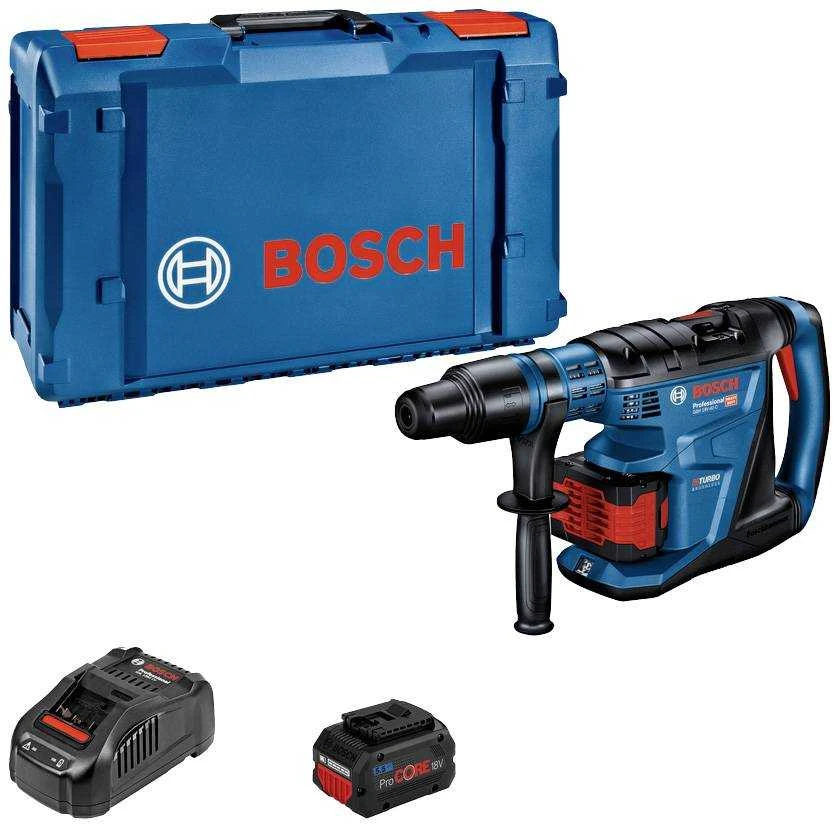 Bosch GBH 18V-40 C 2x5.5Ah ProC GAL 1880CV, L-boxx XL