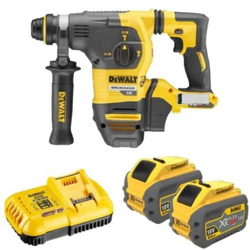 Perforatorius DeWalt DCH333X2-QW; 3,5 J; SDS-plus; 54 V; 2x9,0 Ah akum.