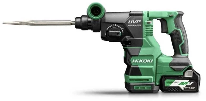 Hikoki akumuliatorinis perforatorius su kaltu