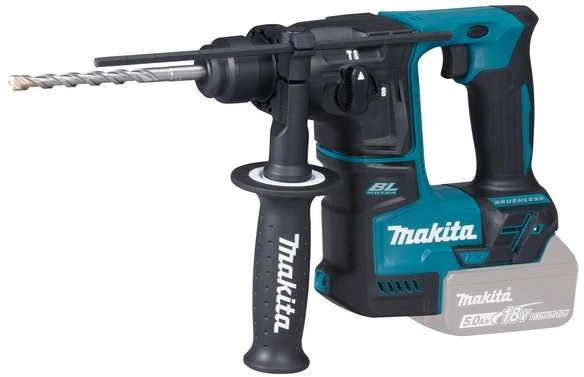 Makita DHR171Z Akumuliatorinis perforatorius, 18 V, SDS+, LED, Be akumuliatorių ir kroviklio!