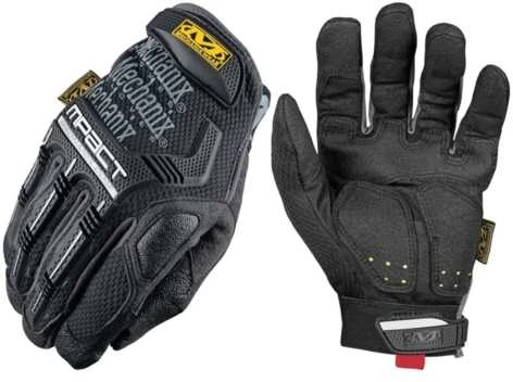 Mechanix Wear Pirštinės Mechanix M-Pact® 58 juodos XL dydis. Velcro, TrekDry®, dirbtinė oda, delno, krumplių, Armortex®, pirštų apsauga, D30® apsauga nuo vibracijos