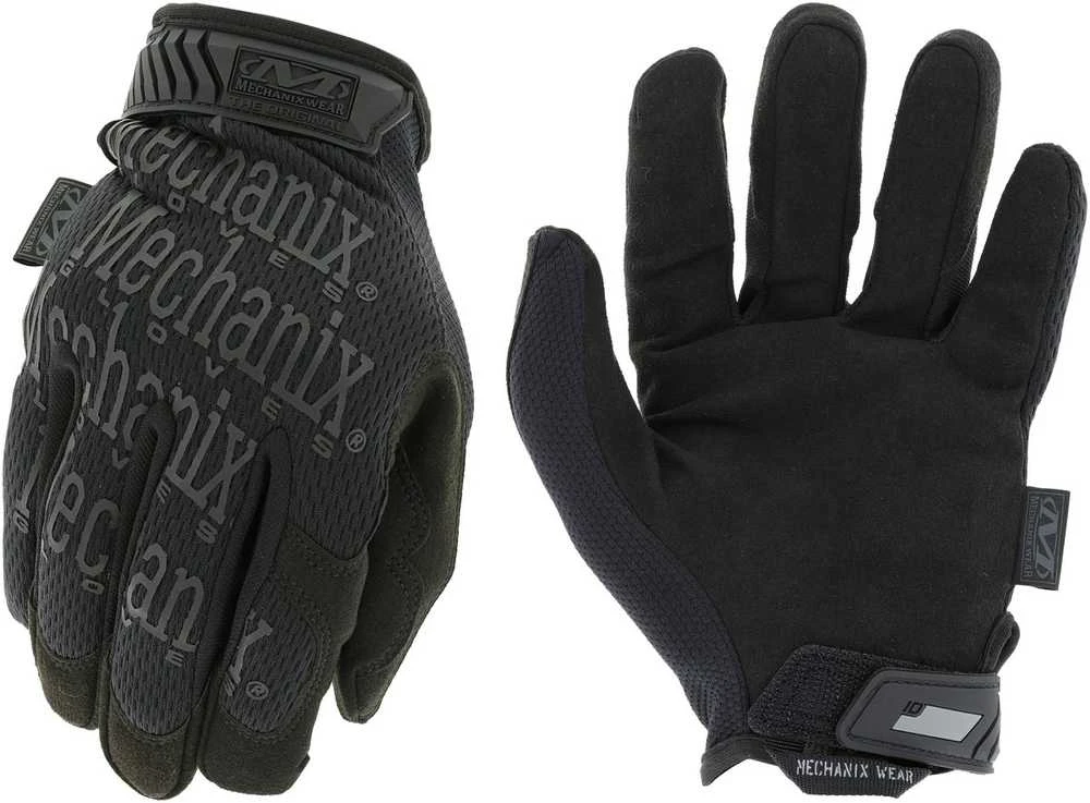 Mechanix Wear Pirštinės Mechanix The Original® Covert 55 juodos XL dydis. Velcro, dirbtinė oda, TrekDry®