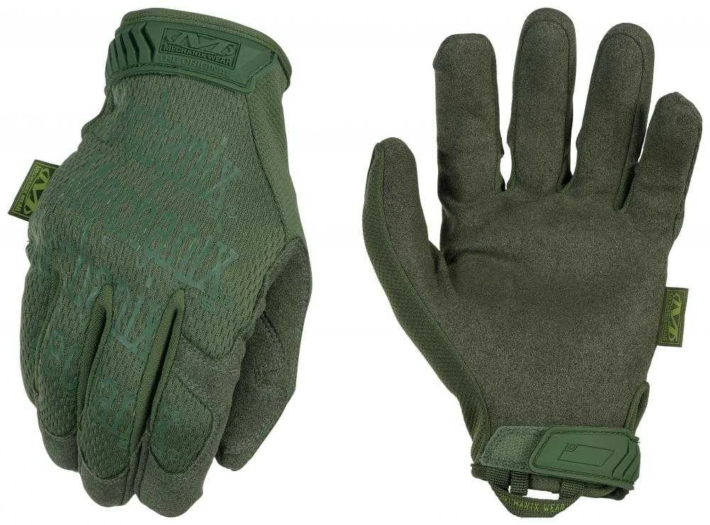 Mechanix Wear Pirštinės Mechanix The Original® Olive Drab XL dydis. Velcro, dirbtinė oda, TrekDry®