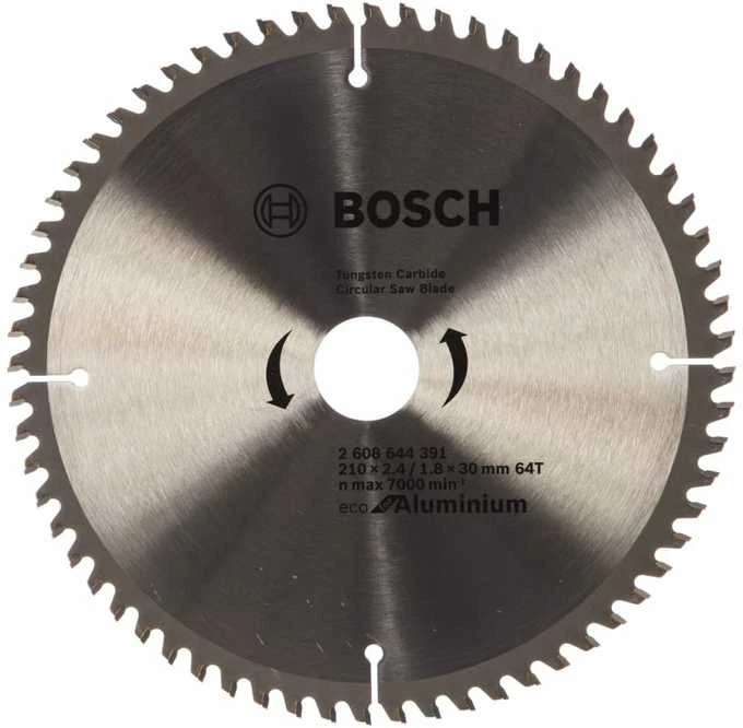 Pjovimo diskas Bosch Eco for Aliuminio 2608644391; 210x30 mm; Z64