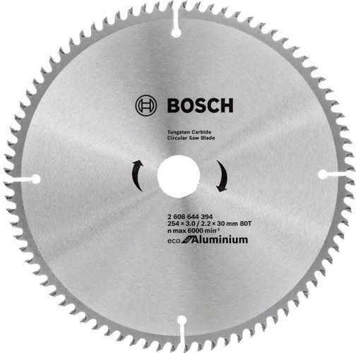 Bosch Pjūklas ALUMINIUI 254x30mm 80 DANTŲ ECO