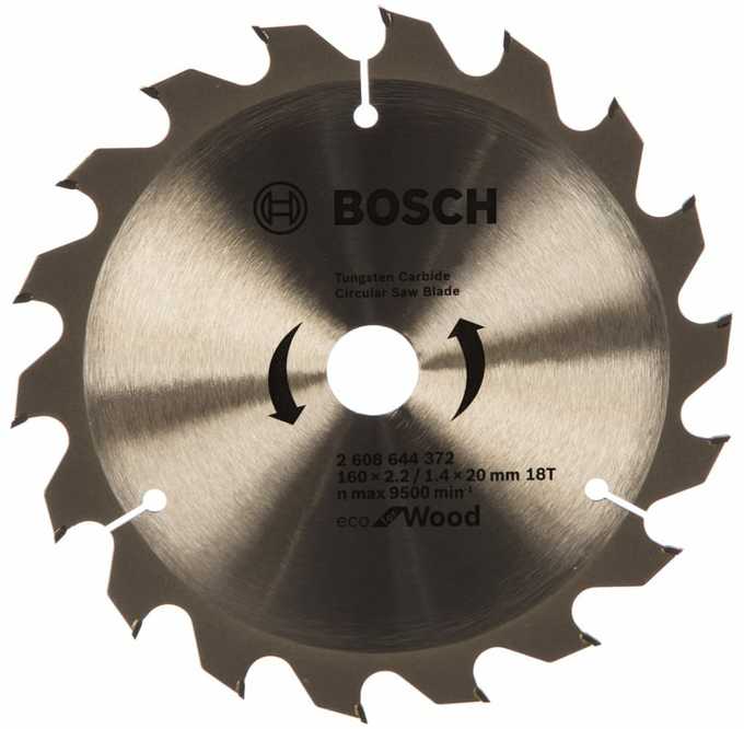 Bosch DISKINIS Pjūklas MEDIENAI 160x20mm 18 DANTŲ, OPTILINE WOOD ECO
