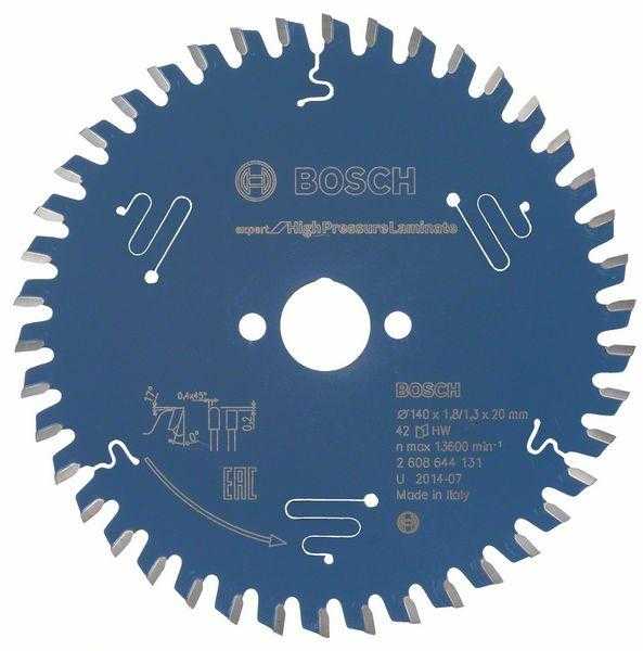 BOSCH diskinis pjūklas AUKŠTO SLĖGIO LAMINATO EXPERT 190x30mm 56 DANTŲ