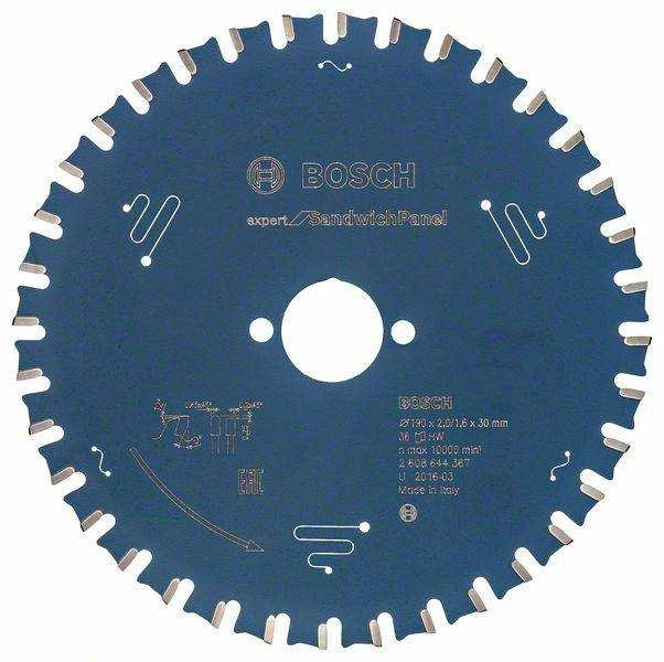 Bosch Disk.pjūkl.diskas Sandwic 190 x 30 x 2.0/1.6 x 36