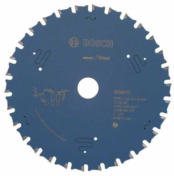 Pjovimo diskas Bosch Expert for Steel 2608643055; 184x20 mm; Z48