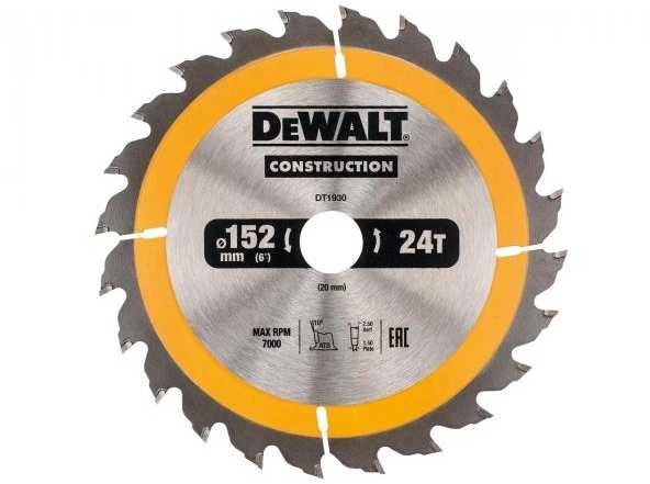 Pjovimo diskas DeWalt DT1935-QZ; 165x20 mm; Z30